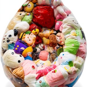 BETIMFAN Transparent Bean Bag Chair Cover for Kids-0