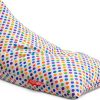 Yellow Orange Polka Dot Bean Bags HOME STORIEZ Comfortable-0