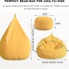 HSDXBA Bean Bag Chair Cover Cotton Linen Home Decor-1