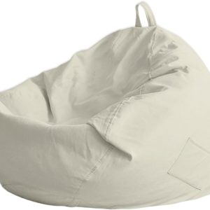 HSDXBA Bean Bag Chair Cover Cotton Linen Home Decor-0