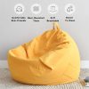 HSDXBA Bean Bag Chair Cover Cotton Linen Home Decor-2