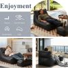 KBZSlyn Faux Leather Bean Bag Cover Furniture-5