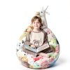BETIMFAN Transparent Bean Bag Chair Cover for Kids-2