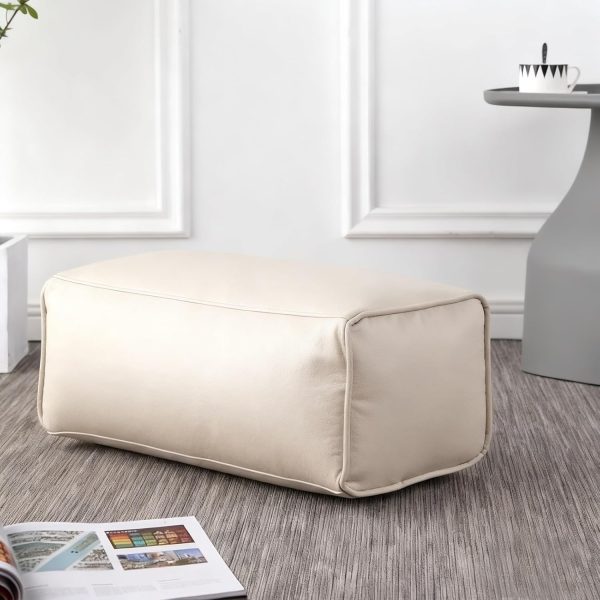 KBZSlyn Faux Leather Bean Bag Cover Furniture-0