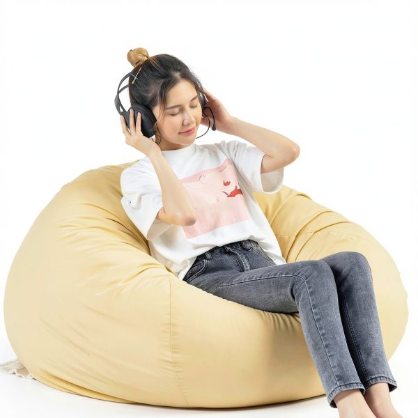 JINLUMUY Bean Bag Cover Unisex Adult Polyester Sofa Fabric-3