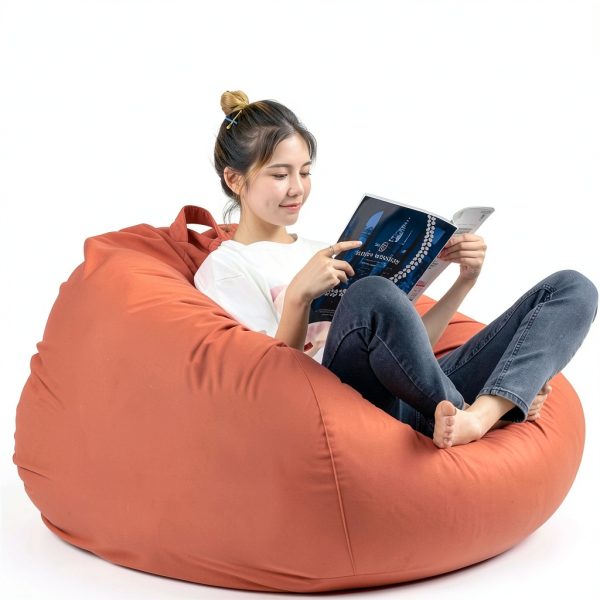 JINLUMUY Bean Bag Cover Unisex Adult Polyester Sofa Fabric-1