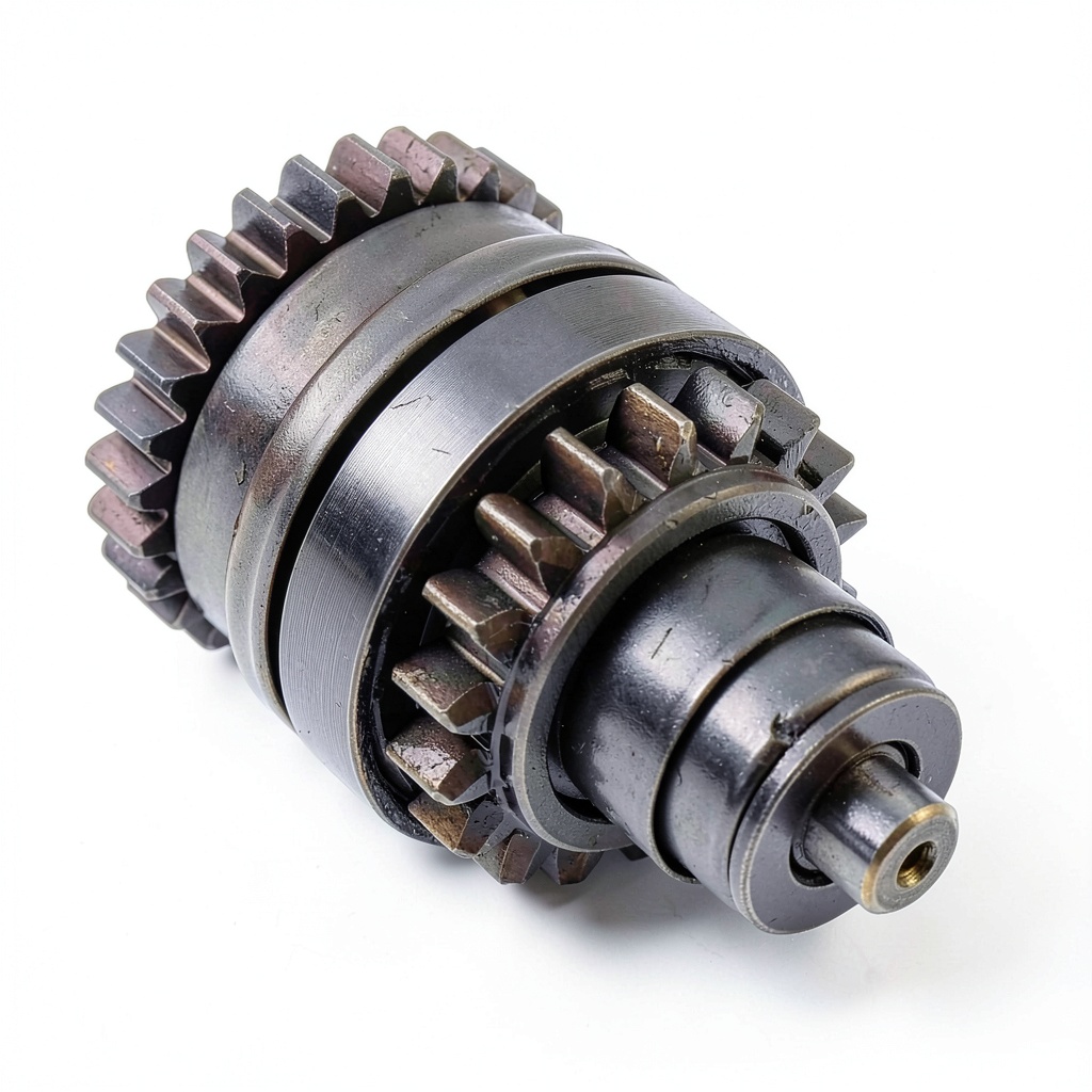 Installing YIHETOP 18T Starter Drive for Husqvarna TE 250 300 KTM 250 on a wooden workbench